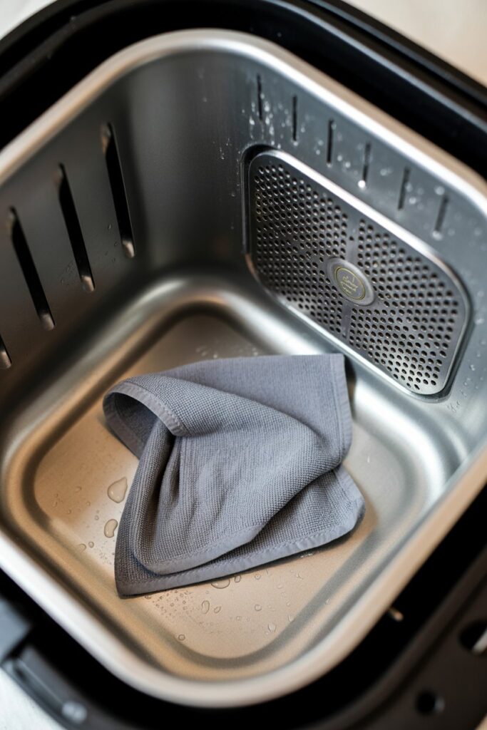 Step 3: Clean the Inside of the Air Fryer