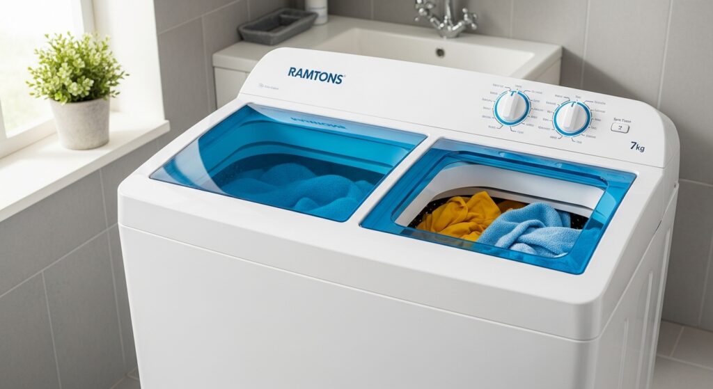 Ramtons 7kg Semi-Automatic Washing Machine