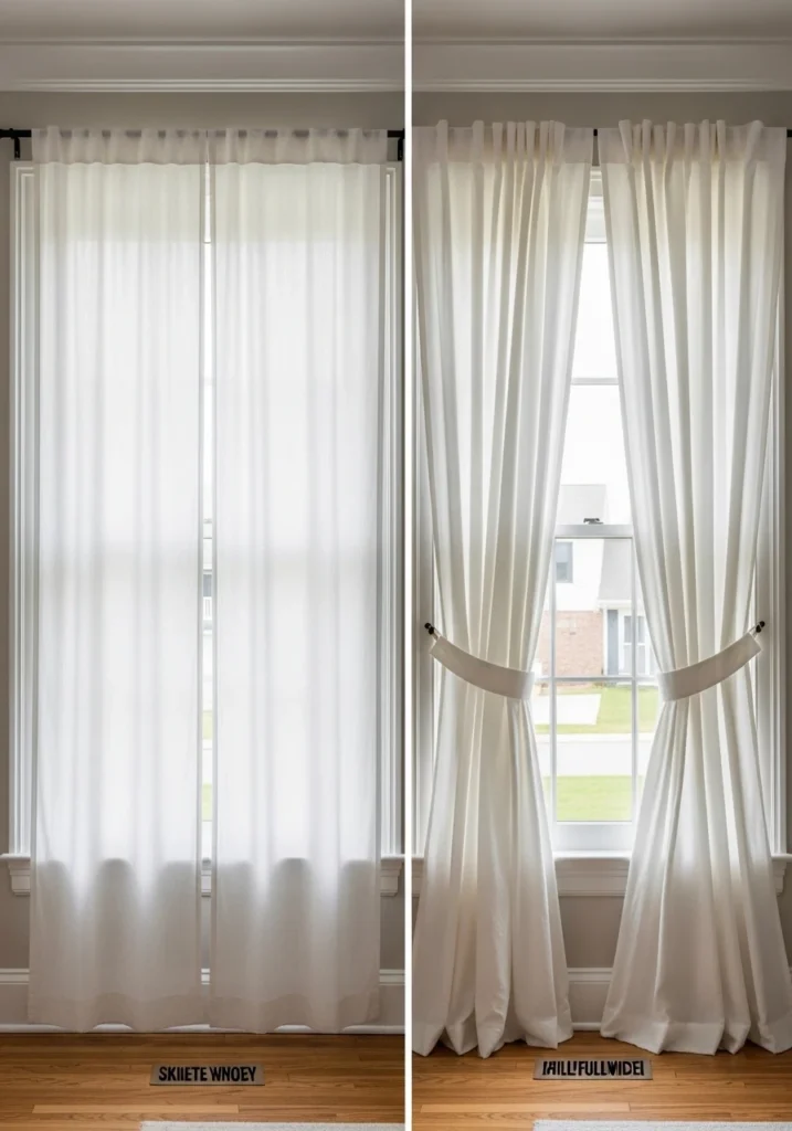 How Wide Should Your Curtains Be?