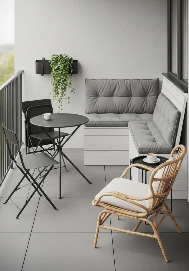 Modern Balcony Furniture Ideas for Small Spaces