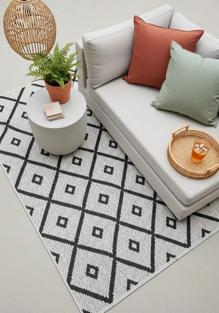 Outdoor Rugs, Cushions, and Accessories That Tie It Together