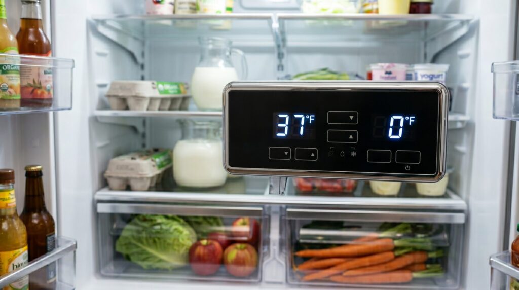 refrigerator temperature controls