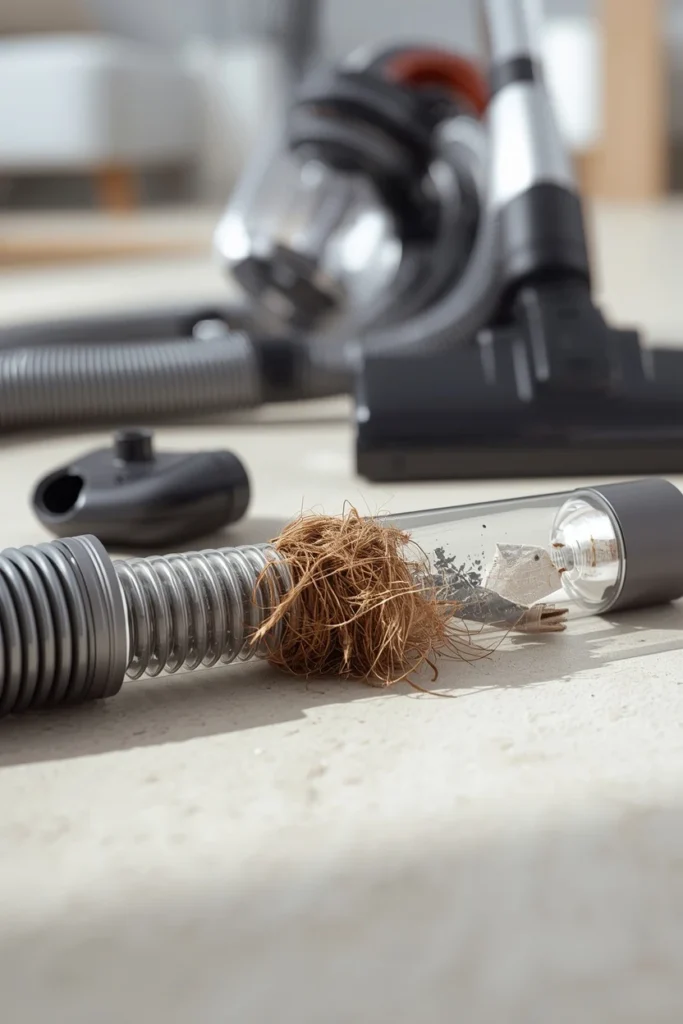 Keep the Hose and Attachments Clog-Free