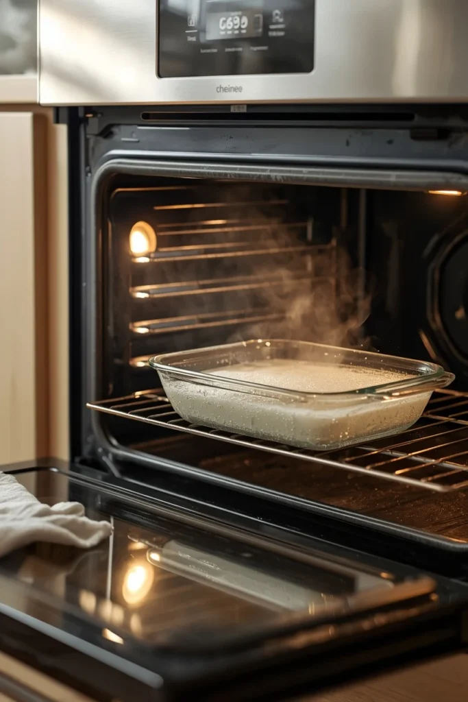 Steam Cleaning Trick for Glass Oven Doors