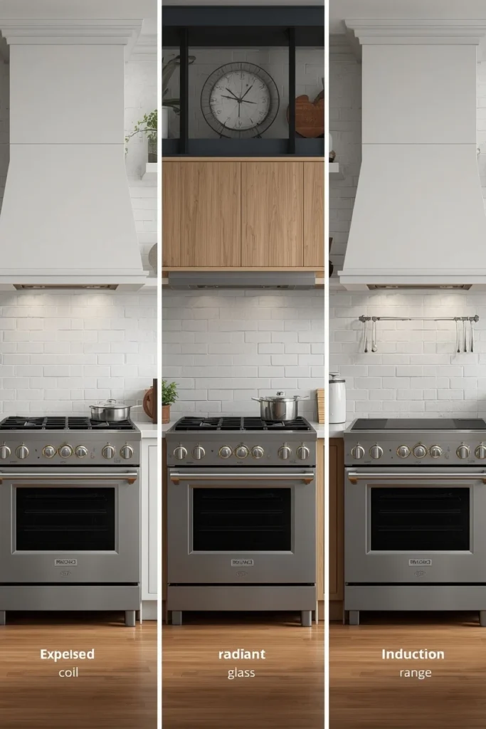 The Three Main Types of Electric Ranges