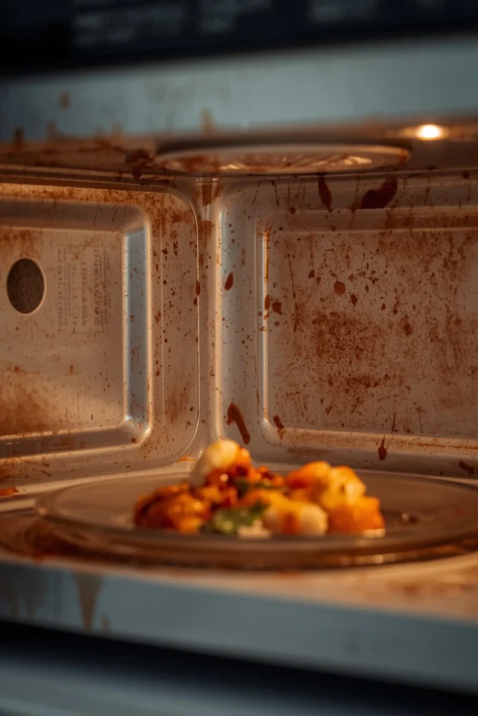 Why Your Microwave Gets So Gross So Fast