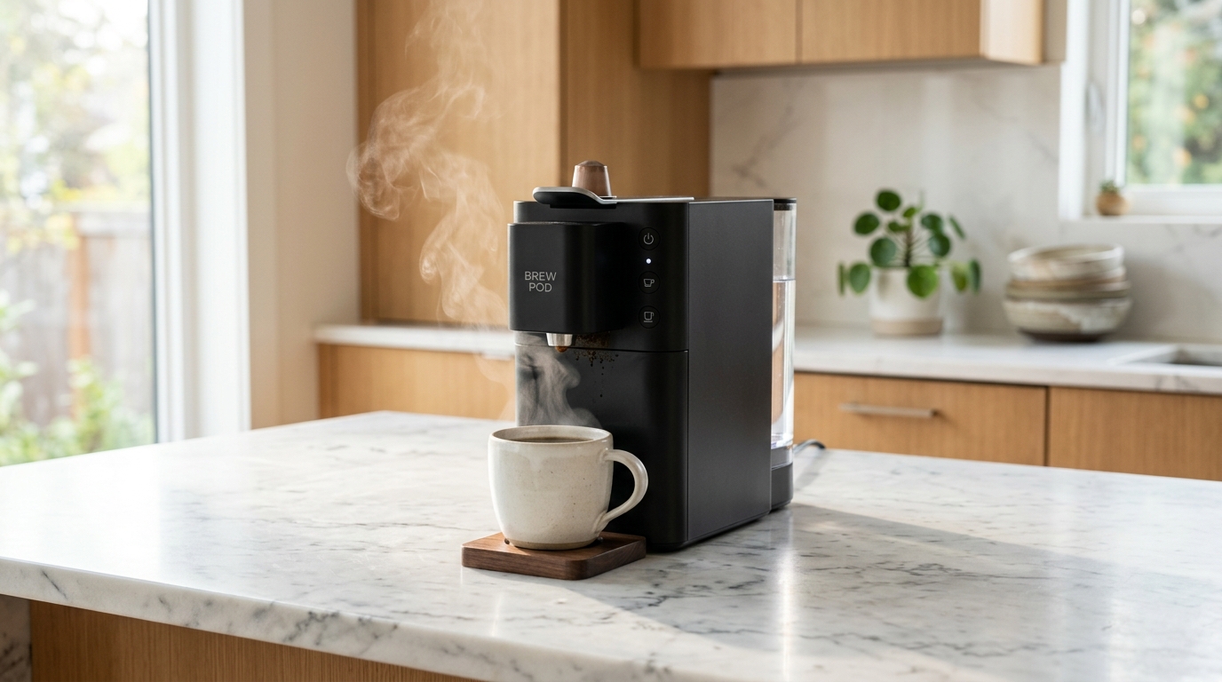 modern coffee machine